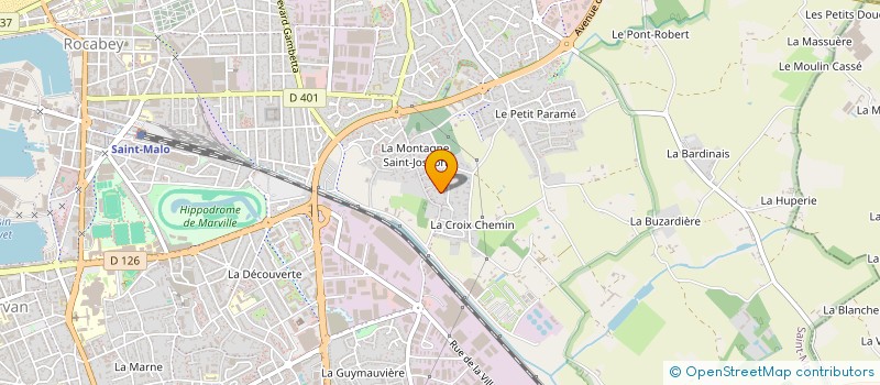 localisation de l'entreprise HOLDING SIMON  SAINT-MALO