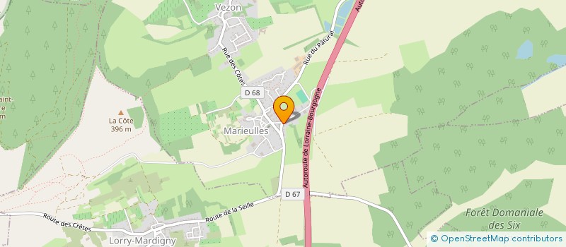 localisation de l'entreprise HOLDING SIMON  MARIEULLES