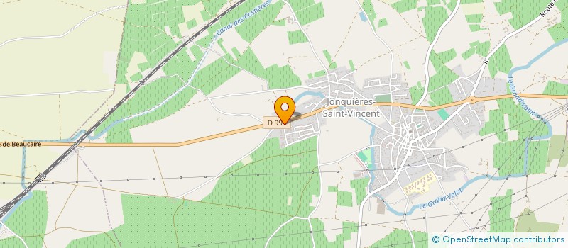 localisation de l'entreprise HOLDING SIRIUS  JONQUIERES-SAINT-VINCENT