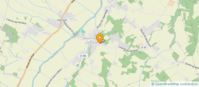 localisation de l'entreprise HOLDING SIRUGUE  BEAUMONT-SUR-LEZE