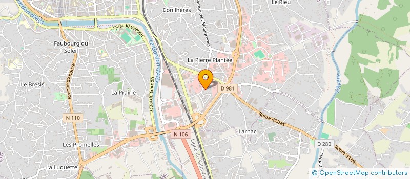 localisation de l'entreprise HOLDING SISTERON  ALES