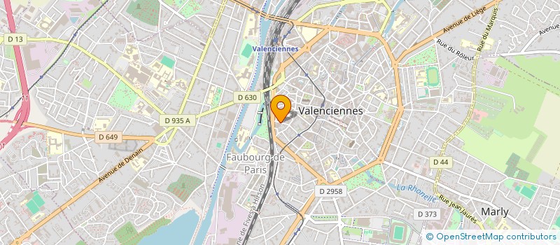 localisation de l'entreprise HOLDING SJFLP à VALENCIENNES