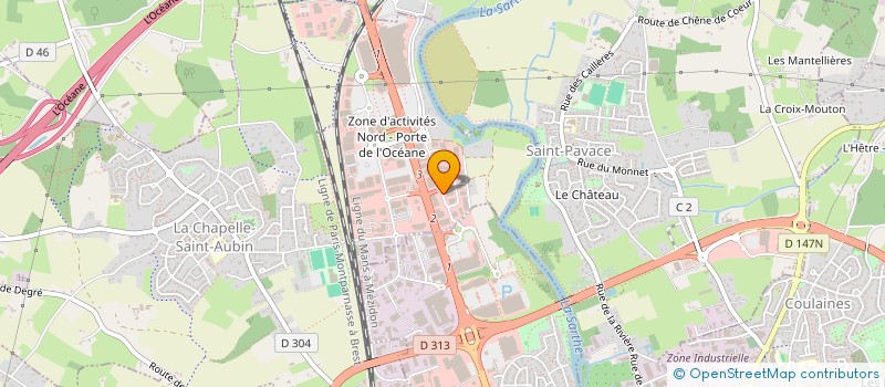 localisation de l'entreprise HOLDING SJMN  LA CHAPELLE-SAINT-AUBIN