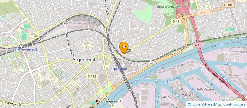 localisation de l'entreprise HOLDING SKH  ARGENTEUIL