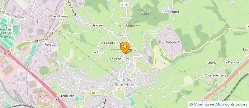 localisation de l'entreprise HOLDING SKSPR  SAINT-JEAN-BONNEFONDS