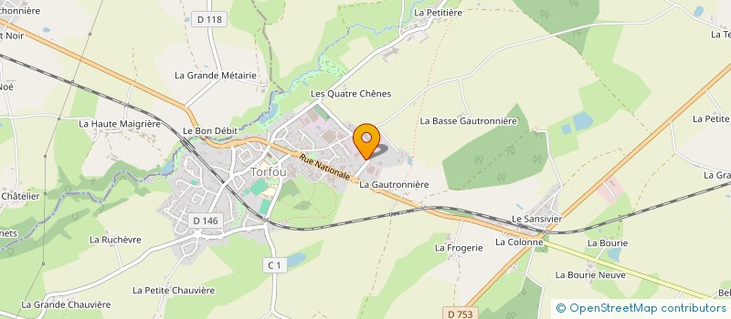 localisation de l'entreprise HOLDING SL à SEVREMOINE