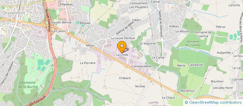 localisation de l'entreprise HOLDING SL  TRESSES