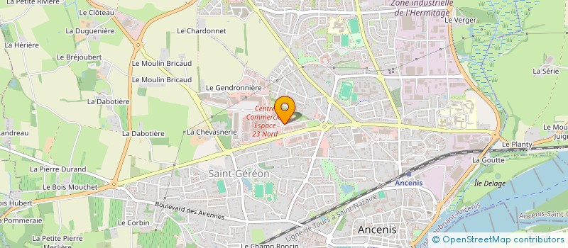 localisation de l'entreprise HOLDING SL  ANCENIS-SAINT-GEREON