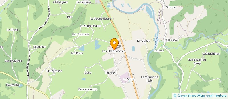 localisation de l'entreprise HOLDING SMBP à COURPIERE