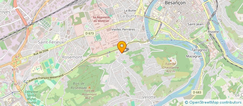 localisation de l'entreprise HOLDING SMGNAT à BESANCON