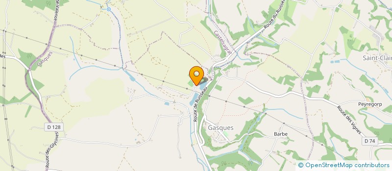 localisation de l'entreprise HOLDING SML  GASQUES