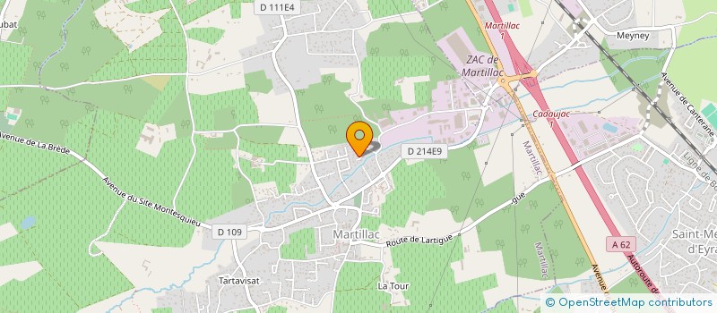 localisation de l'entreprise HOLDING SMPJ  MARTILLAC