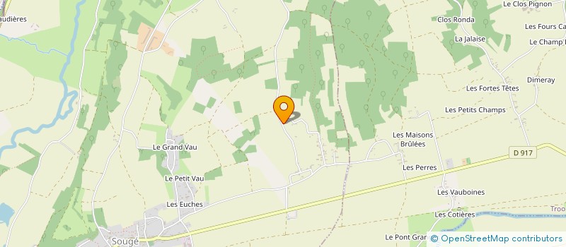 localisation de l'entreprise HOLDING SNRJ à SOUGE