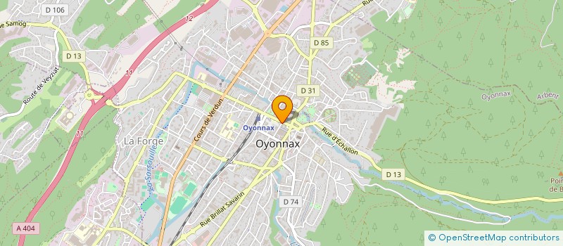 localisation de l'entreprise HOLDING SOCHAY  OYONNAX