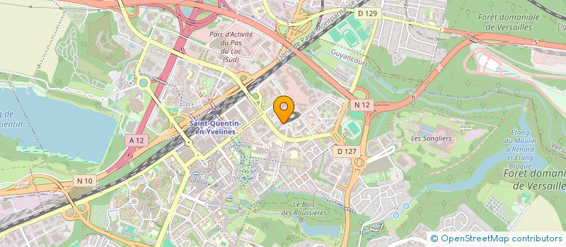 localisation de l'entreprise HOLDING SOCOTEC  GUYANCOURT