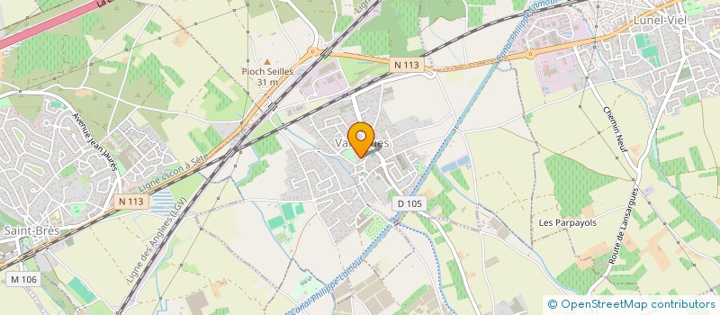 localisation de l'entreprise HOLDING SOLEIL  VALERGUES