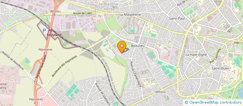 localisation de l'entreprise HOLDING SOMALISE à CAEN