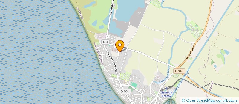 localisation de l'entreprise HOLDING SOPHIA à LE CROTOY