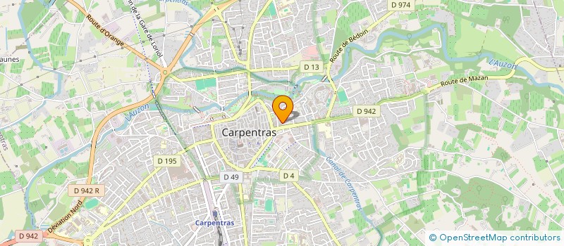 localisation de l'entreprise HOLDING SOPHIE  CARPENTRAS