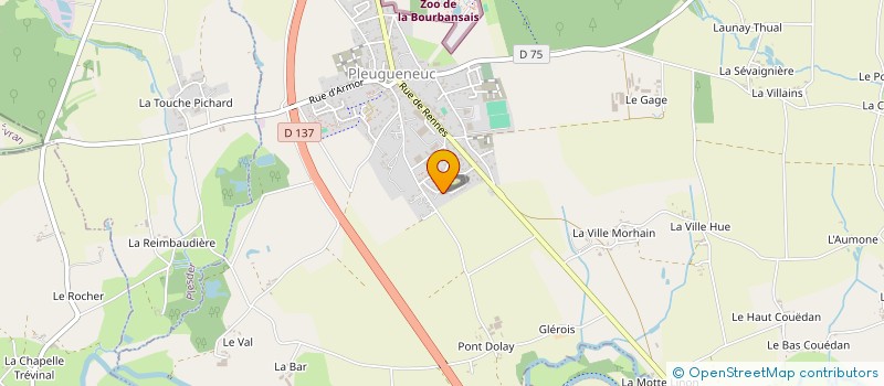 localisation de l'entreprise HOLDING SOQUET  PLEUGUENEUC