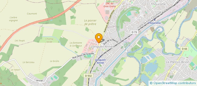 localisation de l'entreprise HOLDING SOUPLET  LONGUEIL-ANNEL