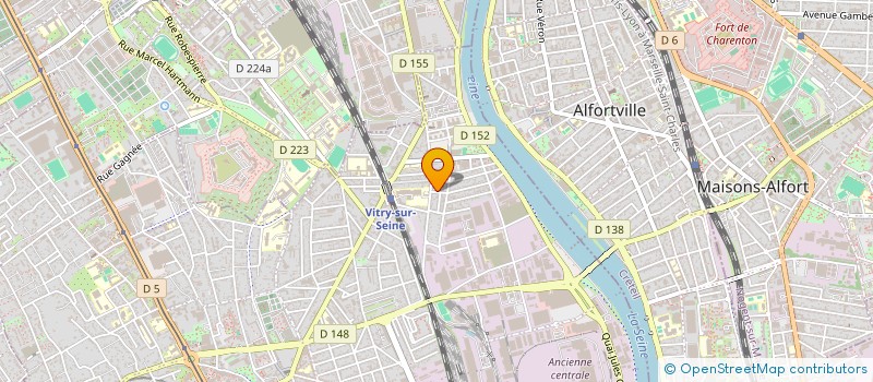 localisation de l'entreprise HOLDING SOUTHAMPTON  VITRY-SUR-SEINE