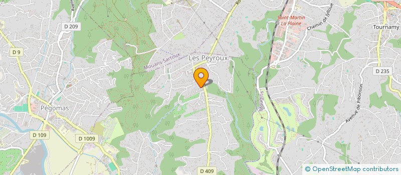 localisation de l'entreprise HOLDING SP BILLON à LA ROQUETTE-SUR-SIAGNE