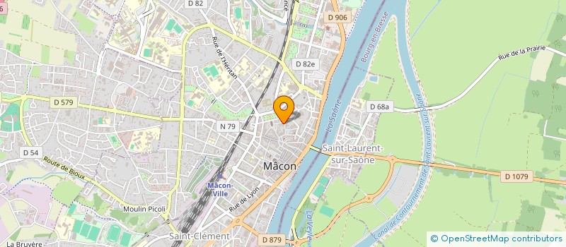 localisation de l'entreprise HOLDING SPAS à MACON