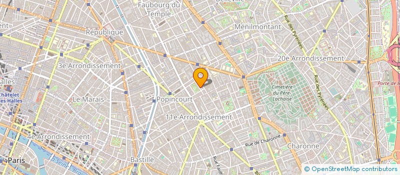 localisation de l'entreprise HOLDING SPHERES  PARIS