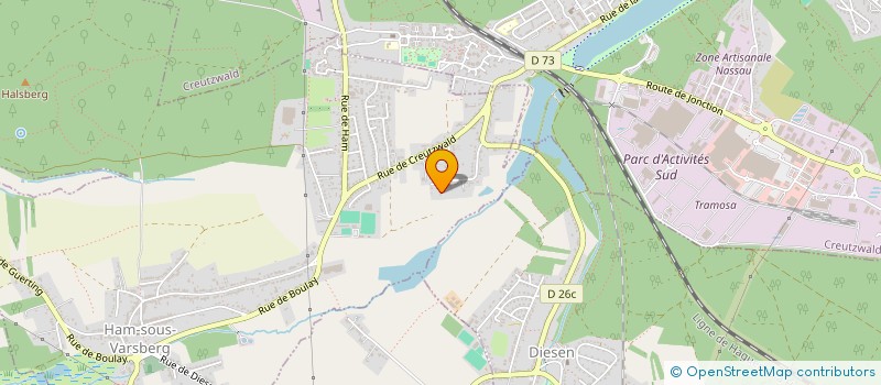 localisation de l'entreprise HOLDING SPIELDENNER ET FILLES  HAM-SOUS-VARSBERG