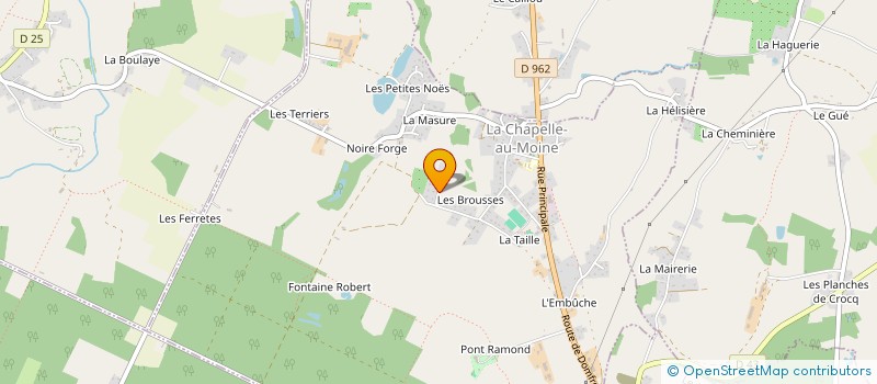 localisation de l'entreprise HOLDING SPL à LA CHAPELLE-AU-MOINE