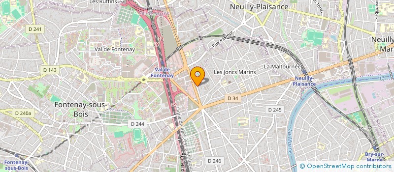 localisation de l'entreprise HOLDING SPORT FINANCE à LE PERREUX-SUR-MARNE