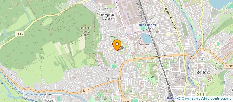 localisation de l'entreprise HOLDING SPS  MAGNY-VERNOIS