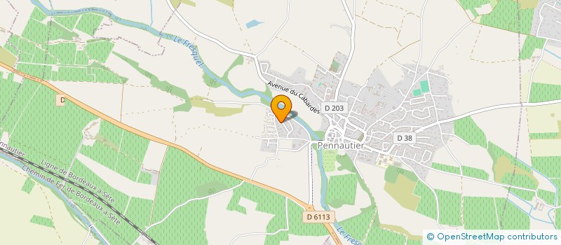 localisation de l'entreprise HOLDING SPS DOR  PENNAUTIER