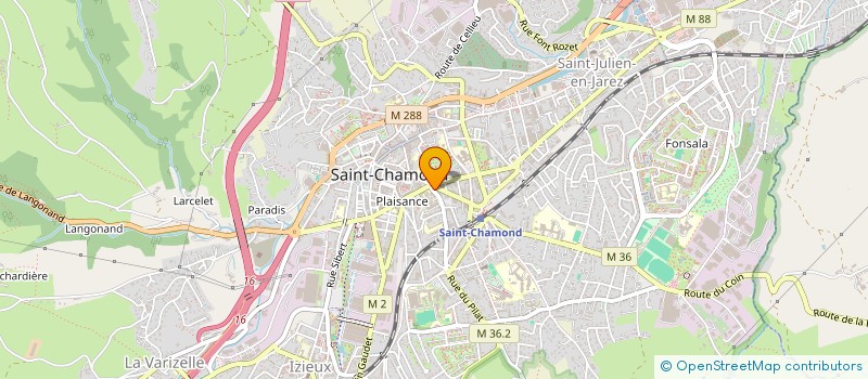 localisation de l'entreprise HOLDING SRB à SAINT-CHAMOND