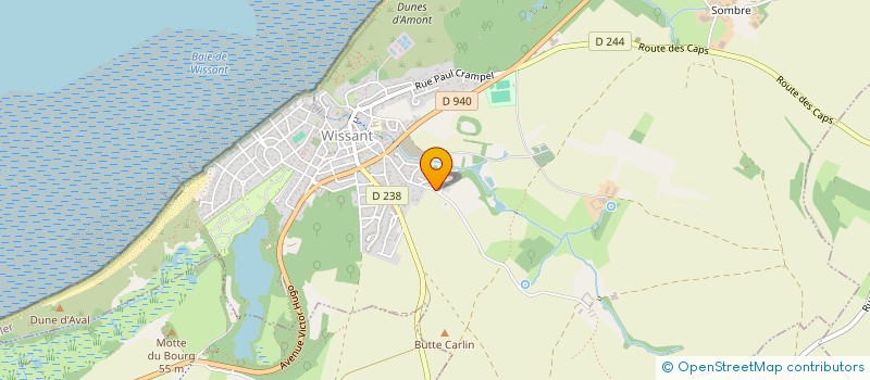 localisation de l'entreprise HOLDING SRDO  WISSANT