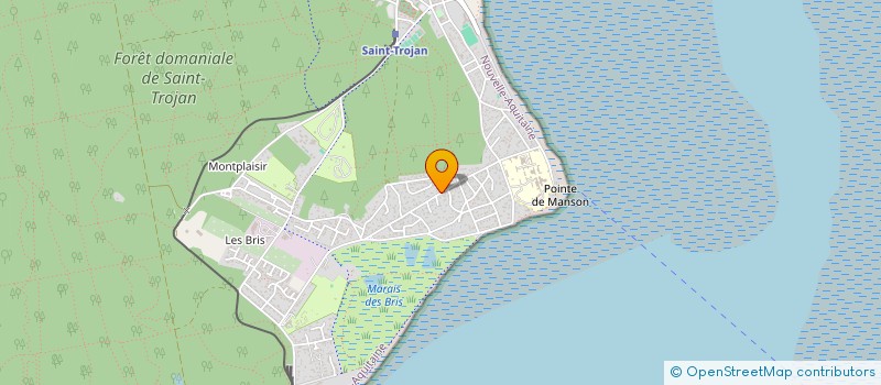 localisation de l'entreprise HOLDING ST1LL  SAINT-TROJAN-LES-BAINS