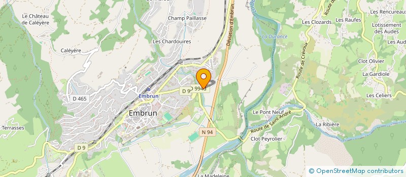 localisation de l'entreprise HOLDING STEEVE  EMBRUN