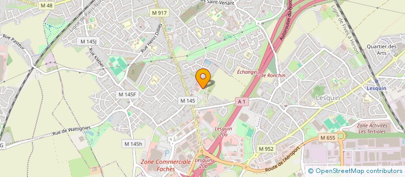 localisation de l'entreprise HOLDING STEPHANE HOUZE DE L'AULNOIT à LESQUIN