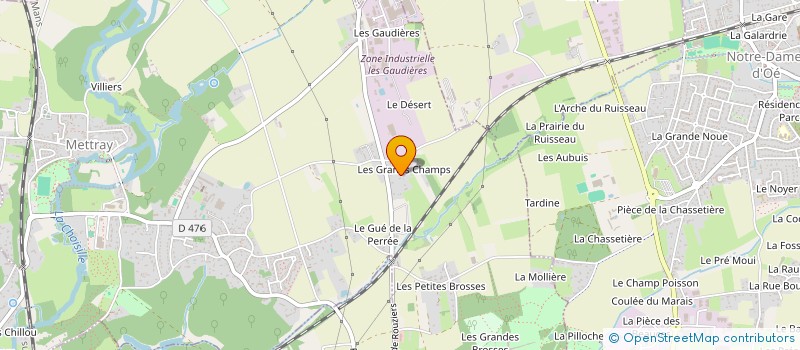 localisation de l'entreprise HOLDING SUBILEAU  CHANCEAUX-SUR-CHOISILLE