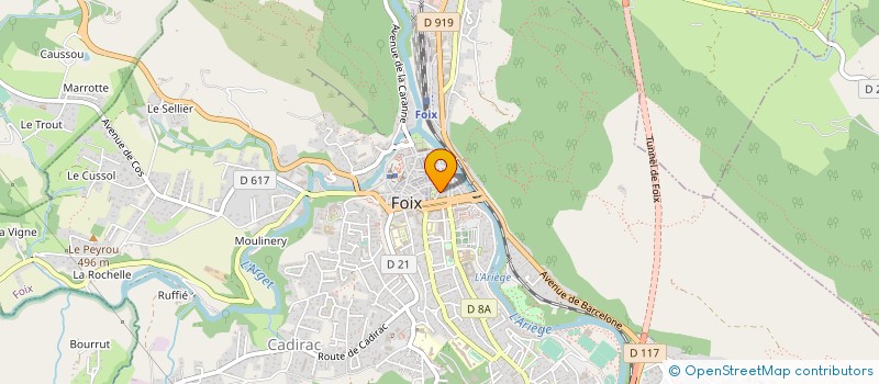 localisation de l'entreprise HOLDING SURRE à FOIX