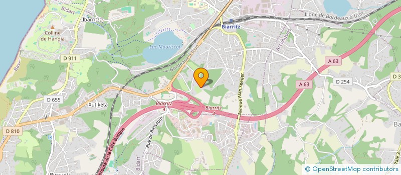 localisation de l'entreprise HOLDING SUZETTE à BIARRITZ