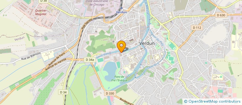 localisation de l'entreprise HOLDING SV à VERDUN