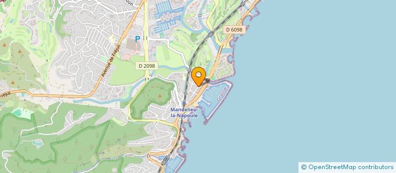 localisation de l'entreprise HOLDING SVV  MANDELIEU-LA-NAPOULE