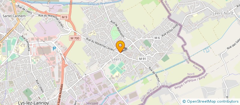 localisation de l'entreprise HOLDING SWEETCO à LYS-LEZ-LANNOY