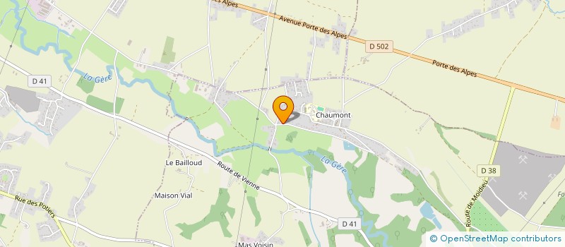 localisation de l'entreprise HOLDING SYLVAIN PARET à EYZIN-PINET