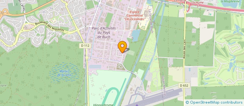 localisation de l'entreprise HOLDING SYNERGIE DAMIANICH  LA TESTE-DE-BUCH