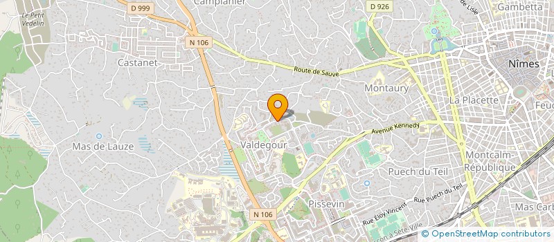 localisation de l'entreprise HOLDING T&C  NIMES