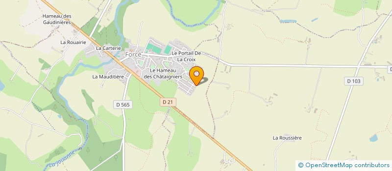 localisation de l'entreprise HOLDING T. CORMIER  FORCE