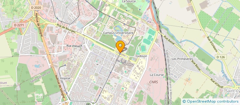 localisation de l'entreprise HOLDING T.S.O GROUPE à ORLEANS